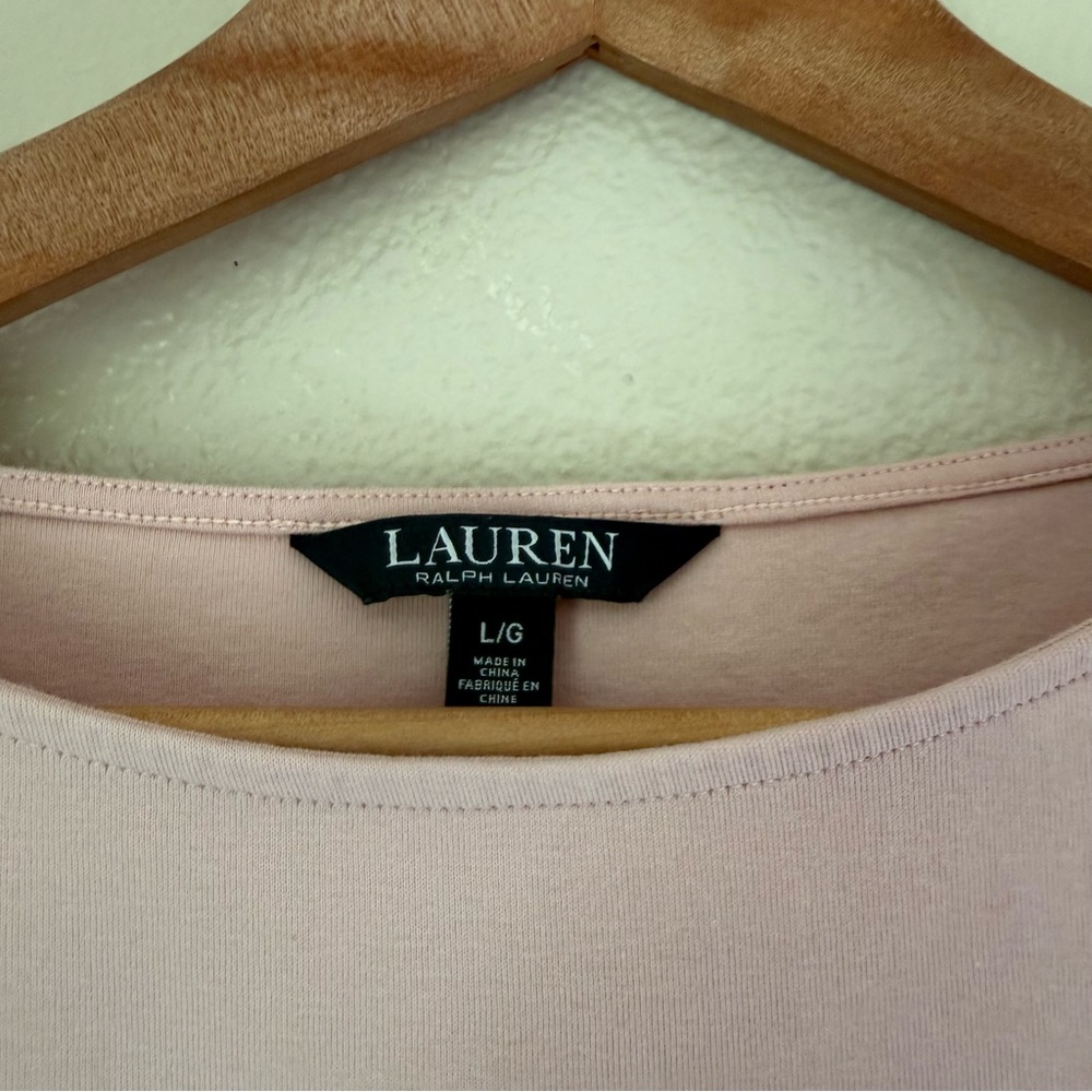 ❇️Lauren Ralph Lauren Tan Short Sleeve Tee 2 for $22❇️ - Picture 2 of 5